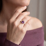 Bague Améthyste Facettée – Argent 925