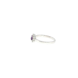 Bague “Éclat Violet” – Améthyste & Zirconiums