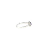 Bague “Éclat Violet” – Améthyste & Zirconiums