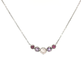 Collier Améthyste & Quartz Rose – Douceur & Élégance