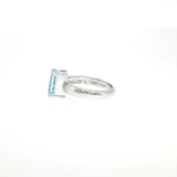 Bague Azuria en topaze bleue