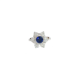 Bague Céléstia en améthyste bleue