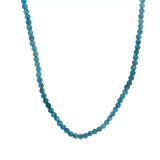 Collier Apatite de Madagascar 4 mm – Éclat Océan