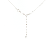 Collier Croix – Argent 925 & Saphir Synthétique