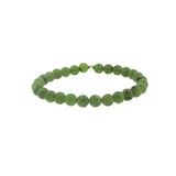 Bracelet de perles en jade véritable, style bohème chic