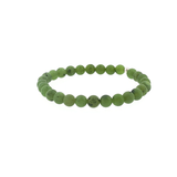 Bracelet de perles en jade véritable, style bohème chic