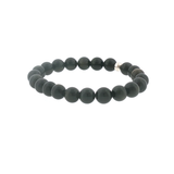 Bracelet Obsidienne Noire Naturelle 8 mm – Qualité AA du Mexique | Création EVALA