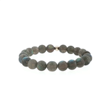 Bracelet Labradorite Naturelle 8 mm – Qualité AA de Madagascar | Création EVALA