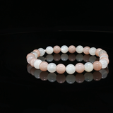 Bracelet “Harmonie Céleste” – Pierre de Lune & Pierre de Soleil