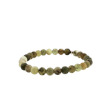 Bracelet Grenat Vert 6 mm – Vitalité & Renouveau