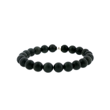 Bracelet Onyx Noir 8 mm – Qualité A du Brésil
