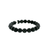 Bracelet Onyx Noir 8 mm – Qualité A du Brésil