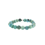 Bracelet Opale Bleue 8 mm – Qualité A d'Afrique