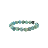 Bracelet Opale Bleue 8 mm – Qualité A d'Afrique