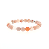 Bracelet Agate Fleur de Cerisier 8 mm – Qualité A de Madagascar