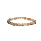 Bracelet Quartz Fumé Naturel 6 mm – Qualité AA du Brésil | Création EVALA