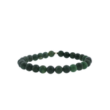 Bracelet en Agate Mousse Naturelle – 6 mm – Qualité A+