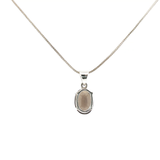 Collier Quartz Fumé – Argent 925