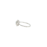 Bague Éclat Céleste – Topaze Bleue & Zirconiums