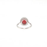 Bague “Passion Royale” – Grenat Naturel & Moissanites