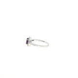 Bague Améthyste & Zirconiums – Argent 925