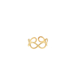 Bague Infini Dorée – Acier Inoxydable Réglable