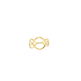 Bague Infini Dorée – Acier Inoxydable Réglable