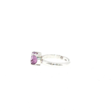 Bague Améthyste Facettée – Argent 925