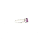 Bague Améthyste Facettée – Argent 925