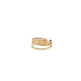 Bague Infini Dorée – Acier Inoxydable Réglable