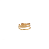 Bague Infini Dorée – Acier Inoxydable Réglable