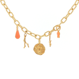 Collier “Trésor Marin” – Laiton Plaqué Or 24 Carats