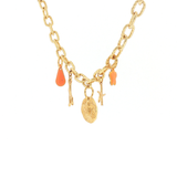 Collier “Trésor Marin” – Laiton Plaqué Or 24 Carats