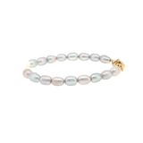 Bracelet « Croix Nacrée » – Perles d’Eau Douce & Nacre
