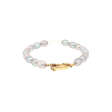 Bracelet « Croix Nacrée » – Perles d’Eau Douce & Nacre