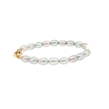 Bracelet « Croix Nacrée » – Perles d’Eau Douce & Nacre