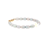 Bracelet « Croix Nacrée » – Perles d’Eau Douce & Nacre
