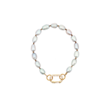 Bracelet « Croix Nacrée » – Perles d’Eau Douce & Nacre zirconiums