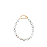 Bracelet « Croix Nacrée » – Perles d’Eau Douce & Nacre zirconiums