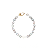 Bracelet “Élégance Nacrée” – Véritables Perles d'Eau Douce Grises