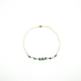 Bracelet “Équilibre Océan” – Nacre & Turquoise