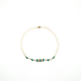 Bracelet “Équilibre Océan” – Nacre & Turquoise