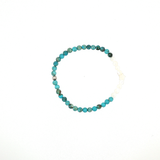 Bracelet “Étoile des Lagons” – Turquoise Teintée & Nacre