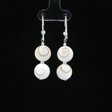 Boucles d'oreilles artisanales Œil de Lucie – Argent 925