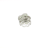 Bague Fleur Pavée – Argent 925 & Zirconiums – Création unique EVALA