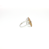 Bague Fleur en Citrines naturelles – Création unique EVALA