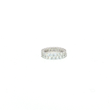 Bague Entrelacs – Argent 925 et oxydes de zirconium – Taille 56