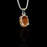 Pendentif en citrine brise solaire