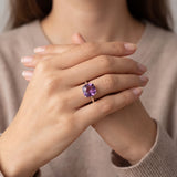 Bague Améthéa en améthyste