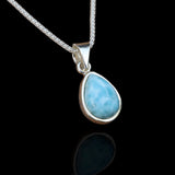 Collier unique en Larimar
